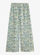 Marc O'Polo Denim Mid waist wide fit broek met bloemenprint
