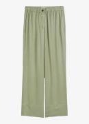 Marc O'Polo High waist straight fit pantalon met steekzakken