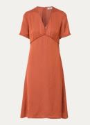 Zadig&Voltaire Rhodral tuniekjurk van satijn met logoprint