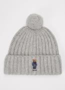 Ralph Lauren Grofgebreide muts met logoborduring