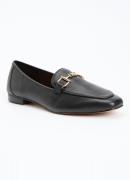 Dune London Grained loafer met horsebit