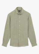 Reiss Ruban regular fit overhemd van linnen