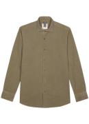 Profuomo Regular fit overhemd van corduroy