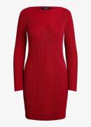 Ralph Lauren Fijngebreide mini jurk met ingebreid patroon