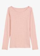 Marc O'Polo Longsleeve met boothals en gemêleerd dessin