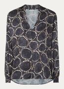 Summum Tuniek met print en ballonmouw