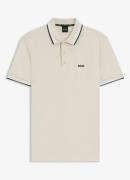 BOSS Paddy regular fit polo van piqué katoen met logo