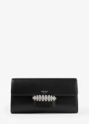 Jimmy Choo Bing clutch van kalfsleer met afneembare schouderriem