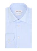 Profuomo Strijkvrij slim fit overhemd met widespread kraag