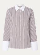 Neo Noir Dranila blouse met streepprint
