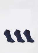 Ralph Lauren Sneakersokken met logoborduring in 3-pack