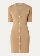 NIKKIE Laval mini jurk met ribstructuur