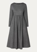 MaxMara Baccano midi jurk met gemêleerd dessin