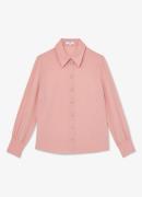 Reiss Gianna blouse met ballonmouw