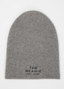 Marc Jacobs The Beanie ribgebreide muts in merino wolblend
