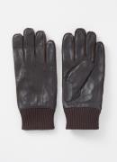 SAMSØE SAMSØE Hackney handschoenen van schapenleer