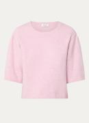 Modström Petronella fijngebreide top met ronde hals