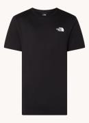 The North Face T-shirt met logo- en backprint