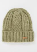 Barts Farrah grofgebreide muts in wolblend