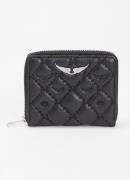 Zadig&Voltaire Mini Portemonnee van quilted lamsleer