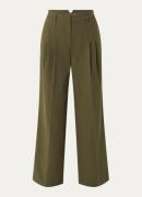 L.K.Bennett Petra high waist loose fit pantalon met persplooi