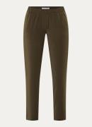 SAMSØE SAMSØE Hoys high waist straight fit pantalon met steekzakken