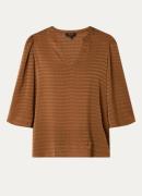 Claudia Sträter Tuniek met jacquard dessin