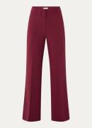 Expresso High waist flaired fit pantalon met steekzakken