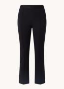 Wolford Grazia high waist flared fit cropped broek met siernaad