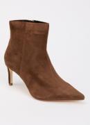 Dune London Wide Fit Obsessively enkellaarsje van suède