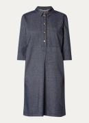 River Woods Mini tuniekjurk van chambray met steekzakken