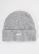 Obey Future ribgebreide muts met logo