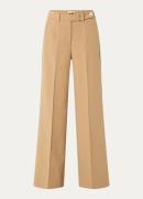 JOSH V Kyrie high waist wide fit pantalon met steekzakken