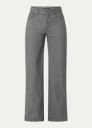 River Woods High waist wide fit broek met steekzakken