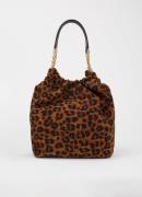 DeMellier The Miami schoudertas van suède