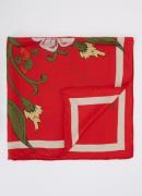 Becksöndergaard Magna Flower Sia sjaal van zijde met bloemenprint 65 x...