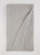 SAMSØE SAMSØE Jeanne sjaal met streepprint in wolblend 180 x 27 cm