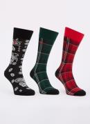 Ralph Lauren Sokken met print in 3-pack giftbox