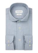 Profuomo Slim fit overhemd met visgraatdessin