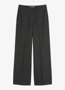 Marc O'Polo High waist loose fit pantalon met streepprint en steekzakk...