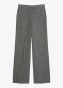 Marc O'Polo High waist loose fit broek met steekzakken en stretch
