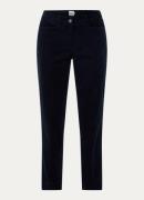 BRAX Mara S mid waist cropped tapered fit chino van corduroy