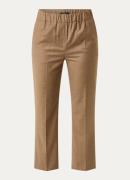 MaxMara Hateley high waist loose fit cropped pantalon van wol