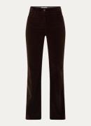 Gerard Darel Chantal high waist straight fit broek van corduroy