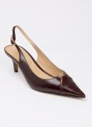 Dune London Distinctive slingback van leer