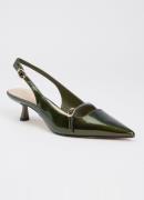 Dune London Deserved slingback met metallic finish