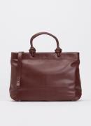 KAAI Midi Loop handtas van leer met afneembare schouderriem