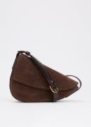 KAAI Rebel crossbodytas van suède