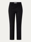 BRAX Lillyth high waist tapered fit pantalon met lurex