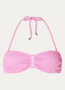 Beachlife Bandeau bikinitop met afneembare bandjes en structuur